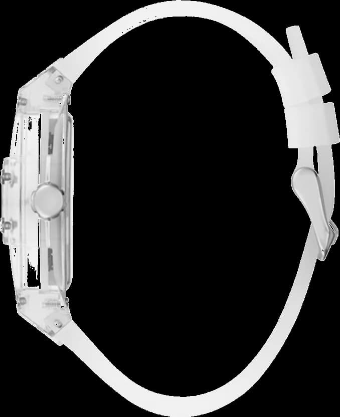 Montre Homme Guess Silver Tone 47mm Case GW0203G1 Cadran argenté multifonction vue 2