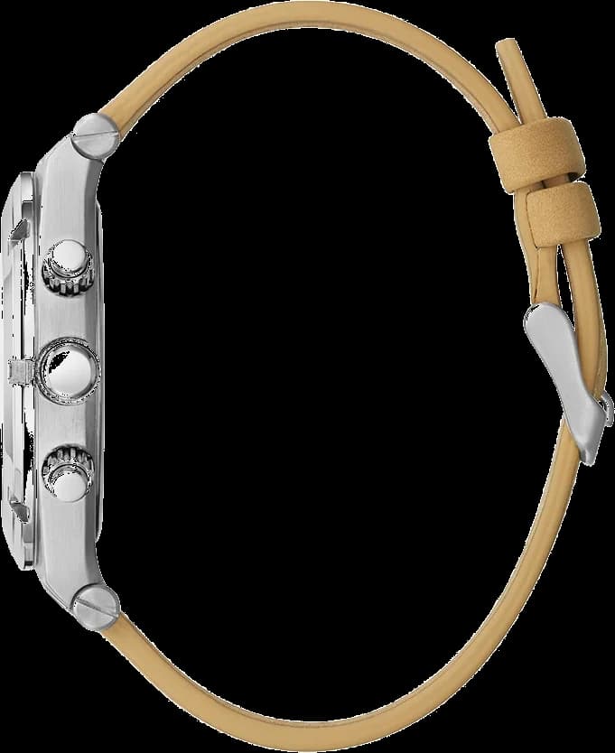 Cadran Guess GW0262G1 noir avec index argentés, aiguilles lumineuses et compteurs multifonction