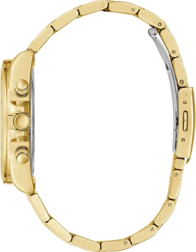 Bracelet Guess GW0314L2 en acier doré avec maillons ajustables et fermoir déployant