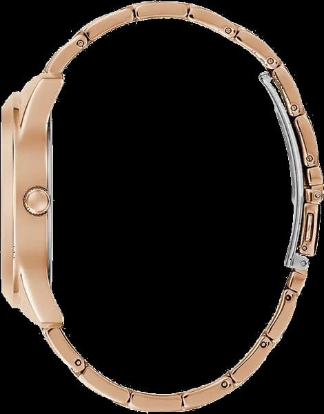 Montre Femme Guess GW0320L6 bracelet acier or rose boitier orné de cristaux vue 2