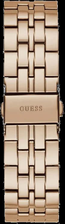 Montre Femme Guess GW0320L6 bracelet acier or rose boitier orné de cristaux vue 3