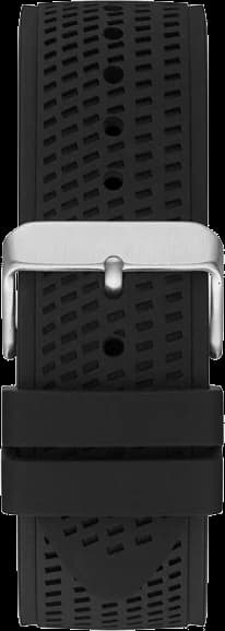 Montre Homme Guess Trophy GW0333G1 bracelet silicone noir cadran multifonction vue 3