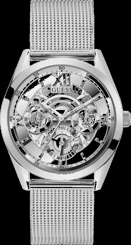 Montre Guess GW0368G1 homme cadran argent bracelet acier