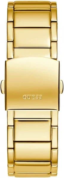 Bracelet Guess GW0456G2 en acier doré avec fermoir déployante, maillons lisses et brillants, confortable au poignet