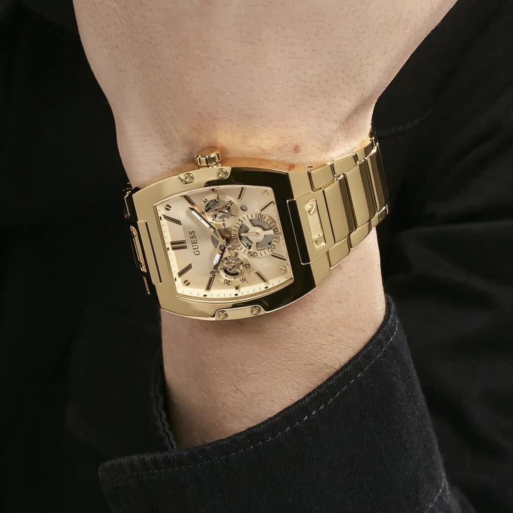 Montre Guess GW0456G2 Phoenix en Acier Doré avec Cadran Multifonction vue 5