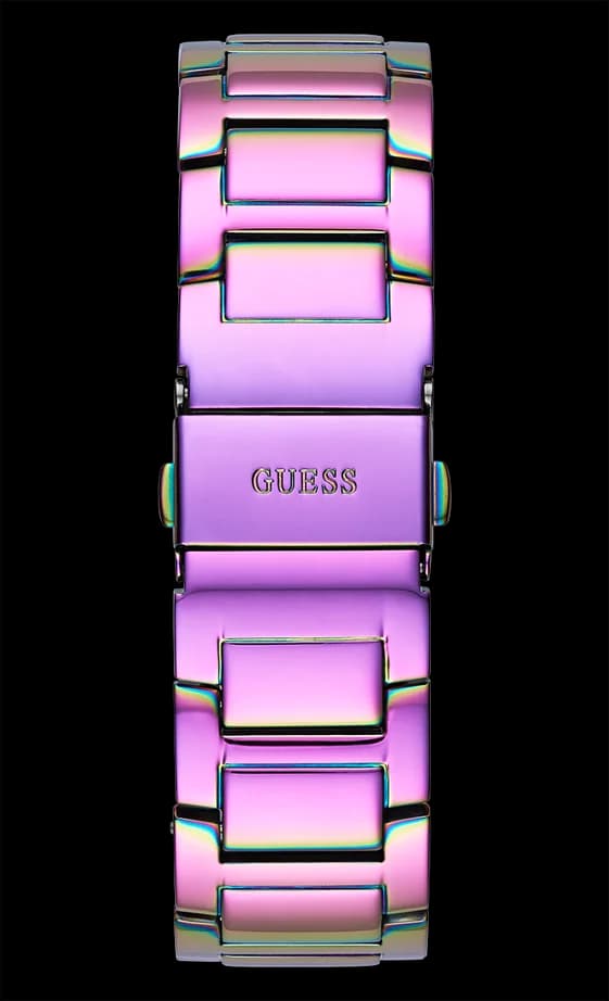 Montre Femme Guess Queen GW0464L4 Acier Arc-en-ciel et Cristaux vue 4