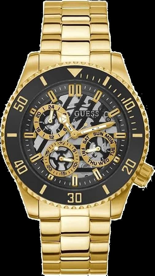 Montre Guess Axle GW0488G2 Multifonction en acier doré