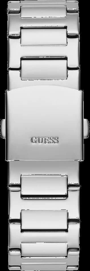 Bracelet Guess GW0576G1 argent en acier inoxydable à maillons, fermoir déployante, design classique et élégant