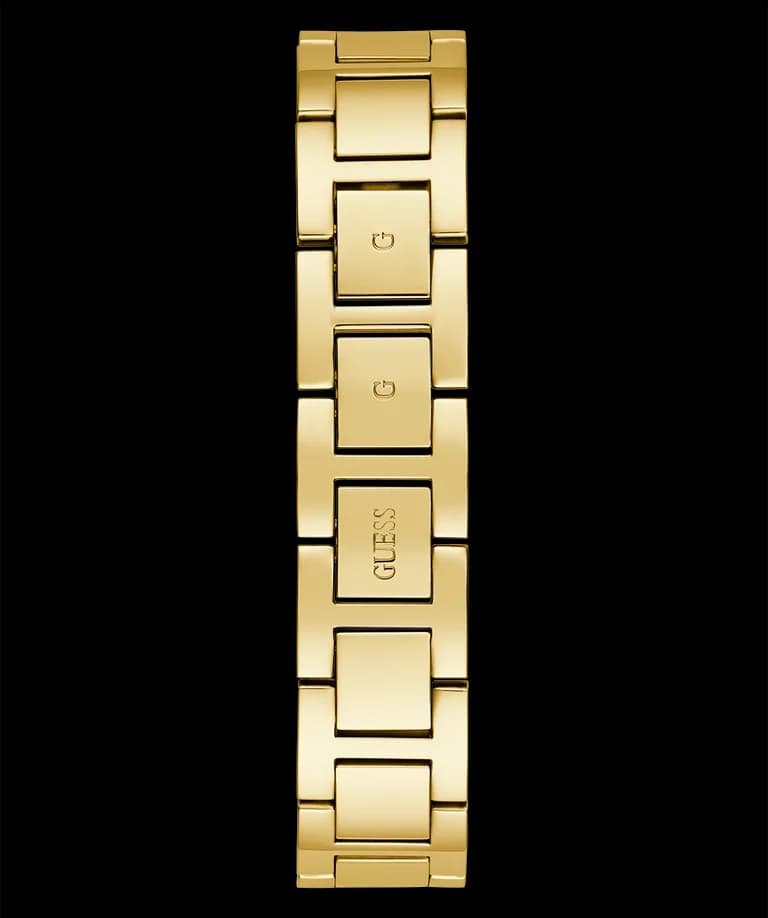Montre Femme Guess GW0644L2 Fame Acier Doré Boîtier Triangle et Cristaux vue 4