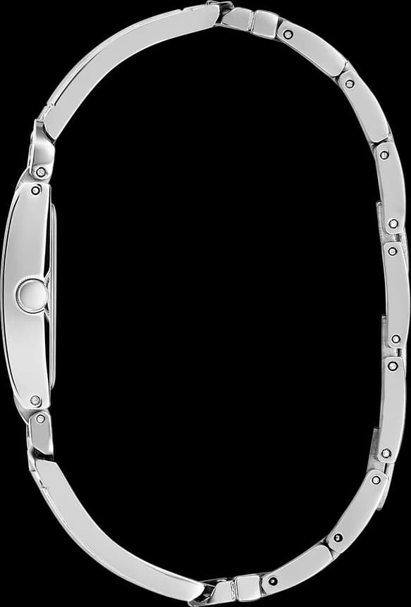 Montre Femme Guess GW0668L1 Acier Argenté Boîtier Carré Cristaux vue 3