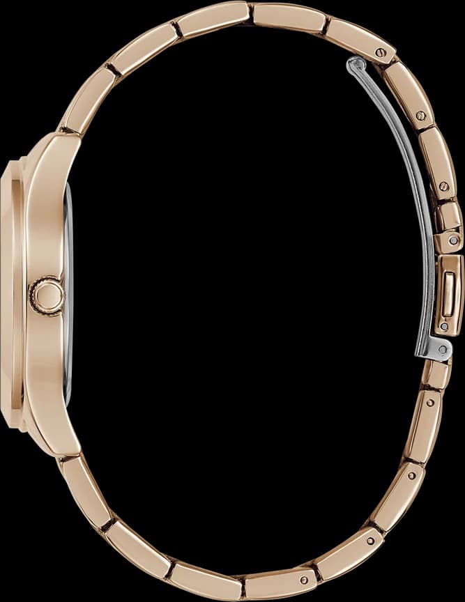 Bracelet Guess GW0675L3 en acier inoxydable rose gold, maillons fins et fermoir déployant