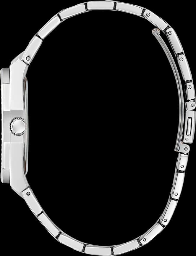 Montre Femme Guess Desire GW0770L1 bracelet acier argenté cadran bleu nacre vue 2