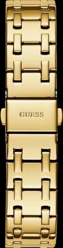 Bracelet Guess GW0770L2 acier doré à maillons, fermoir déployante, confort et brillance