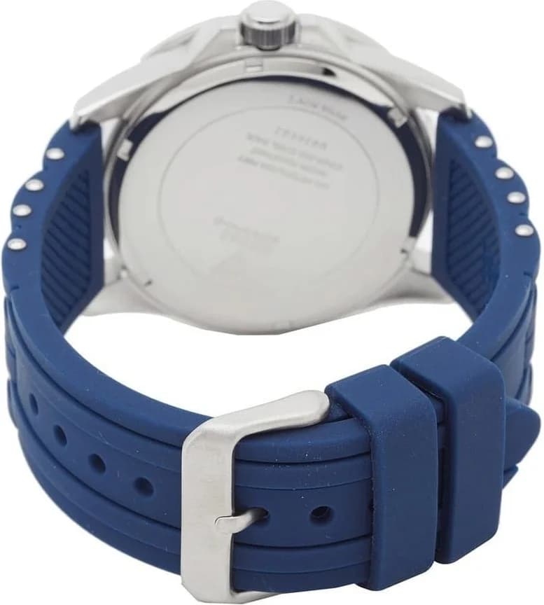 Montre Guess W0366G2 Oasis Bracelet Silicone Bleu et Acier vue 3