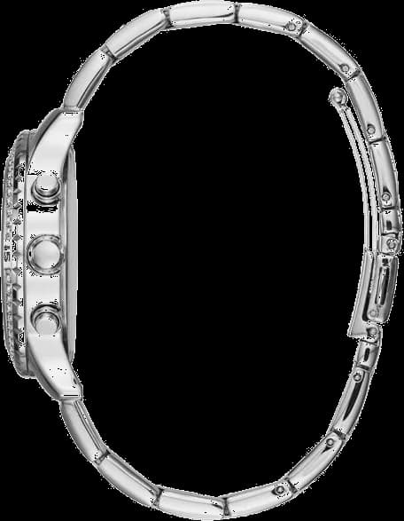 Montre Femme Guess Confetti W0774L7 Acier Argenté et Lunette Sertie de Strass vue 5