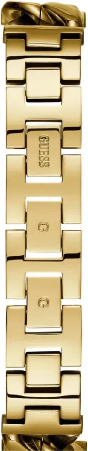 Bracelet Guess W1029L2 en acier doré à maillons, fermoir déployante, toucher lisse