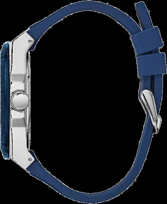 Cadran Guess W1049G1 avec trois sous-cadrans, index appliqués et aiguilles luminescentes