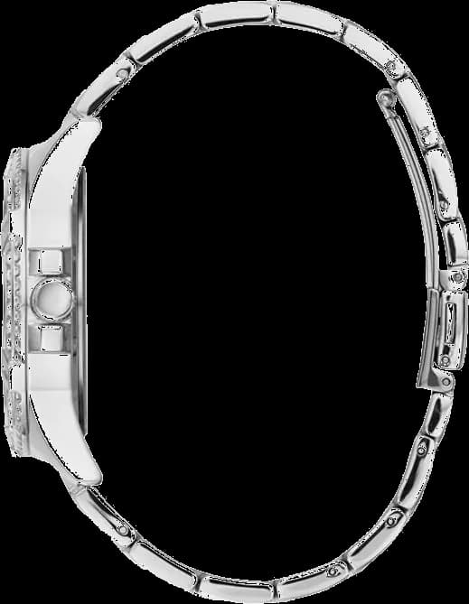 Montre Guess W1156L1 en Acier Argenté avec Boîtier Orné de Strass vue 2