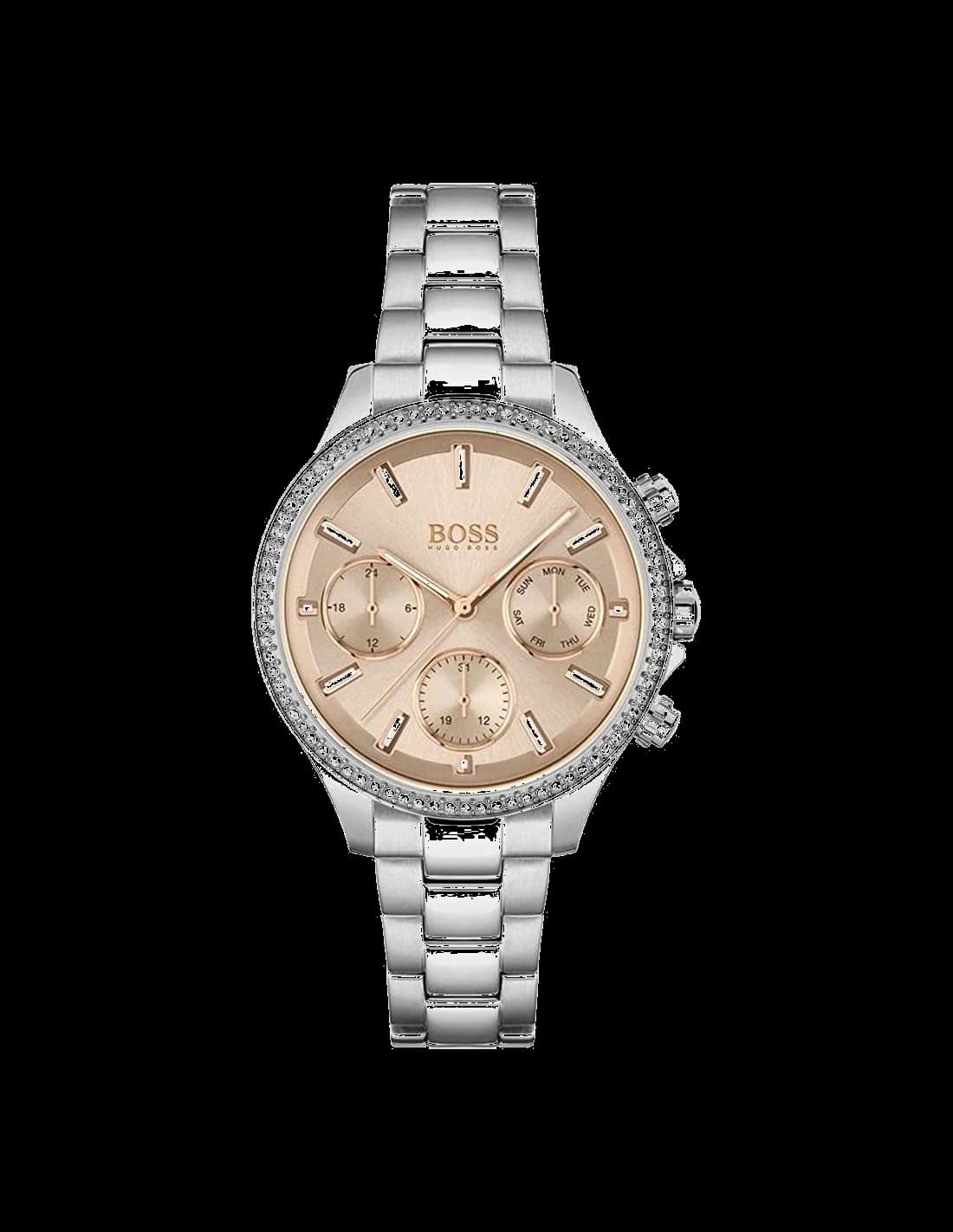 Montre Femme Hugo Boss 1502565 Acier et Cadran Rose Corail