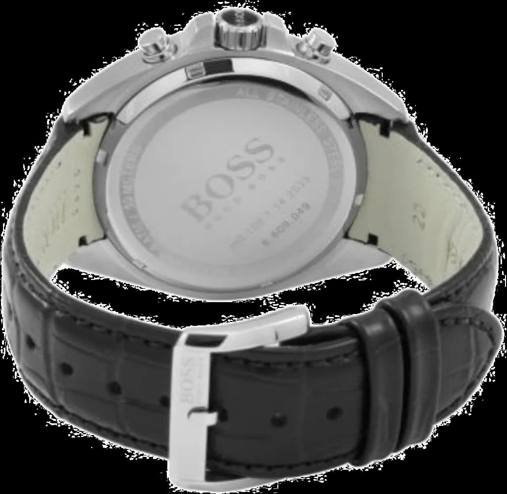 Cadran Hugo Boss 1512879 avec compteurs chronographes, date à 4h30, aiguilles luminescentes