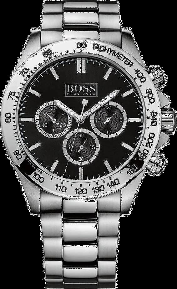Montre Hugo Boss 1512965 sport Ikon acier inoxydable cadran bleu style sport chic