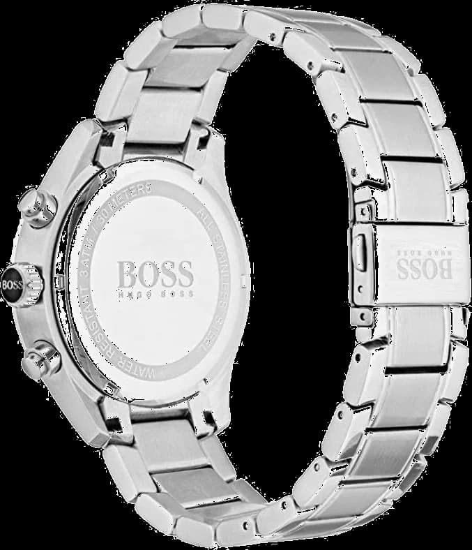 Cadran Hugo Boss 1513477 avec compteurs blancs, aiguilles luminescentes et date à 4h pour une lisibilité optimale