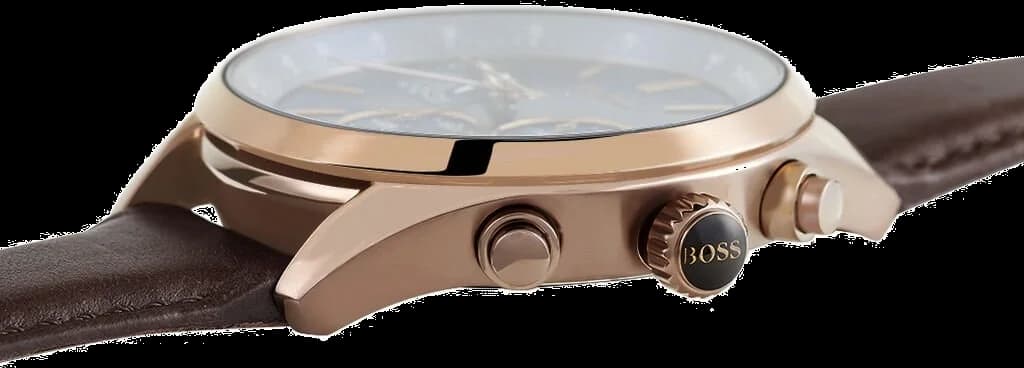 Bracelet Hugo Boss 1513604 acier inoxydable bicolore boucle déployante ajustable confort
