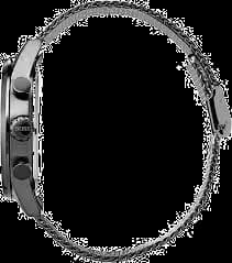 Bracelet Hugo Boss 1513674 en maille milanaise acier inoxydable avec fermoir déployant, finition satinée
