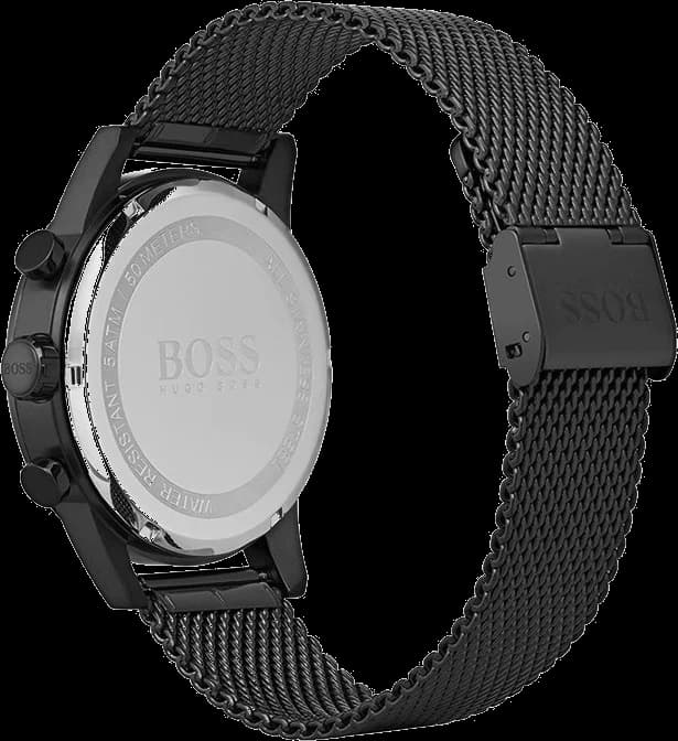 Cadran Hugo Boss 1513769 bleu soleil avec index appliques et aiguilles bâton pour lisibilité