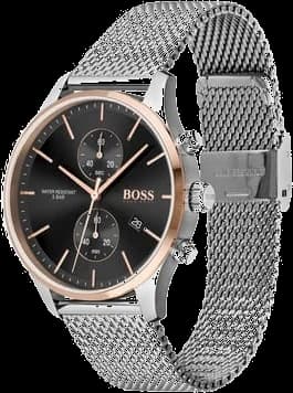 Montre Homme Hugo Boss Associate 1513805 bracelet en maille milanaise vue 2