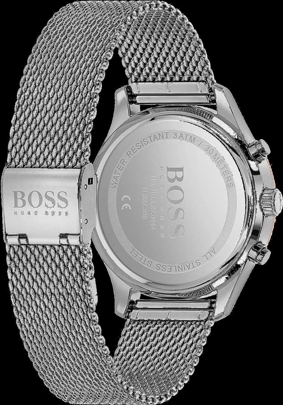 Montre Homme Hugo Boss Associate 1513805 bracelet en maille milanaise vue 4