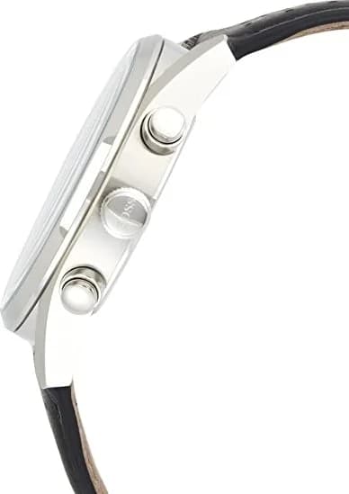 Cadran Hugo Boss 1513816 avec index bâtons appliqués, aiguilles luminescentes et date à 3h, lisibilité parfaite