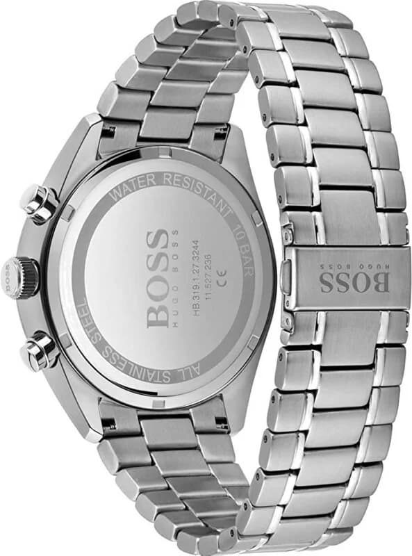 Bracelet Hugo Boss 1513818 en acier inoxydable à maillons polis et satinés