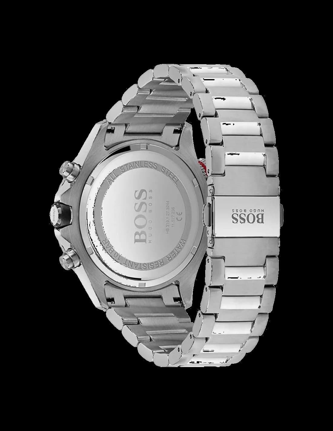 Bracelet Hugo Boss 1513823 bracelet acier bicolore maillons alternés satinés et polis, fermoir déployant double sécurité