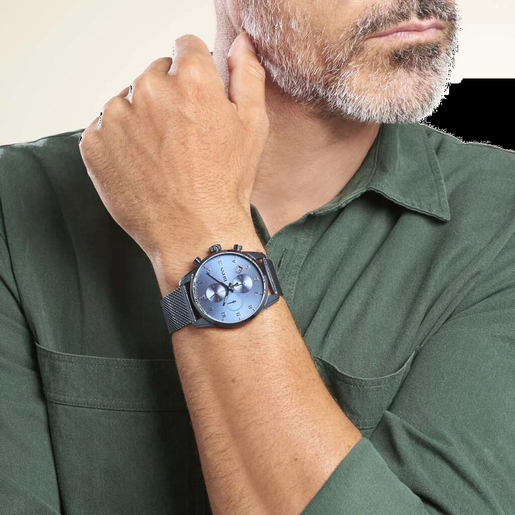Boîtier Hugo Boss 1513836 en acier inoxydable, lunette lisse, profil fin et design classique