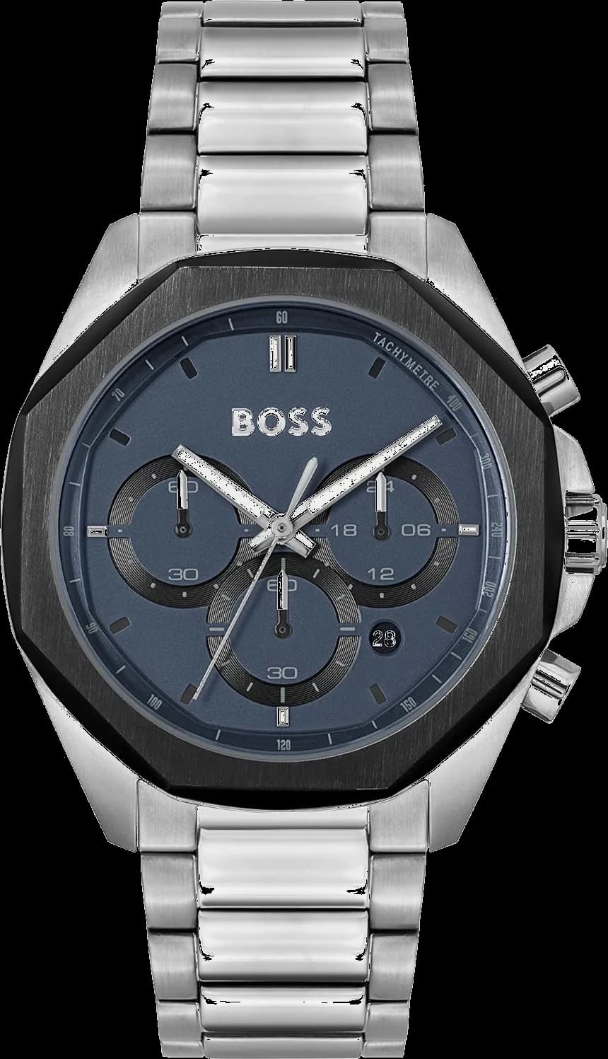 Montre Hugo Boss Cloud 1514015 cadran bleu bracelet acier