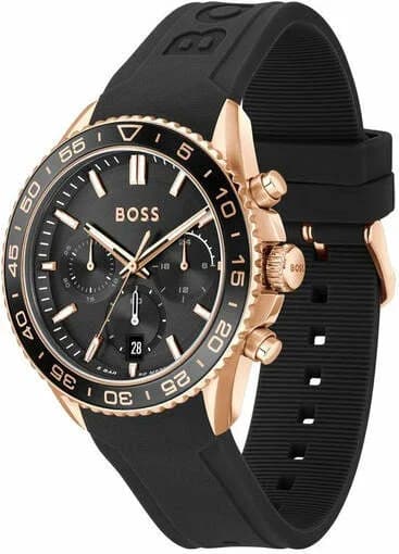 Cadran Hugo Boss 1514168 avec index luminescents, aiguilles tridimensionnelles et compteurs
