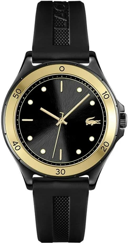 Montre Lacoste 2001223 au cadran blanc orné du crocodile vert, style sport chic