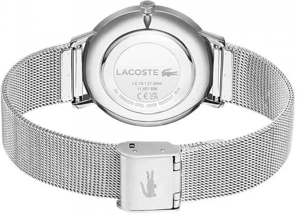 Bracelet Lacoste 2001285 bracelet acier inoxydable à maillons, fermoir déployant sécurisé, finition brossée