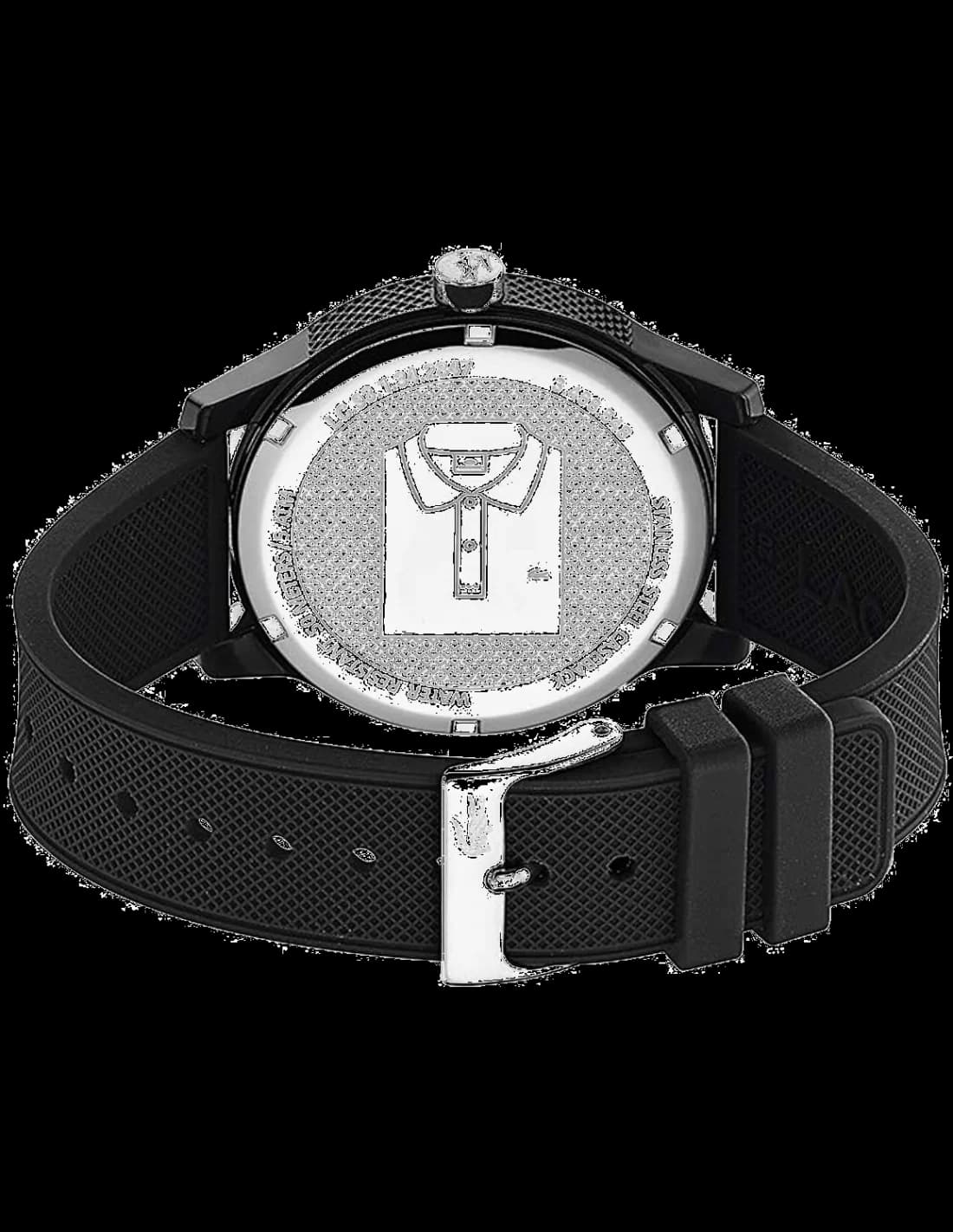 Montre Lacoste 2010986 Bracelet Silicone Noir vue 2