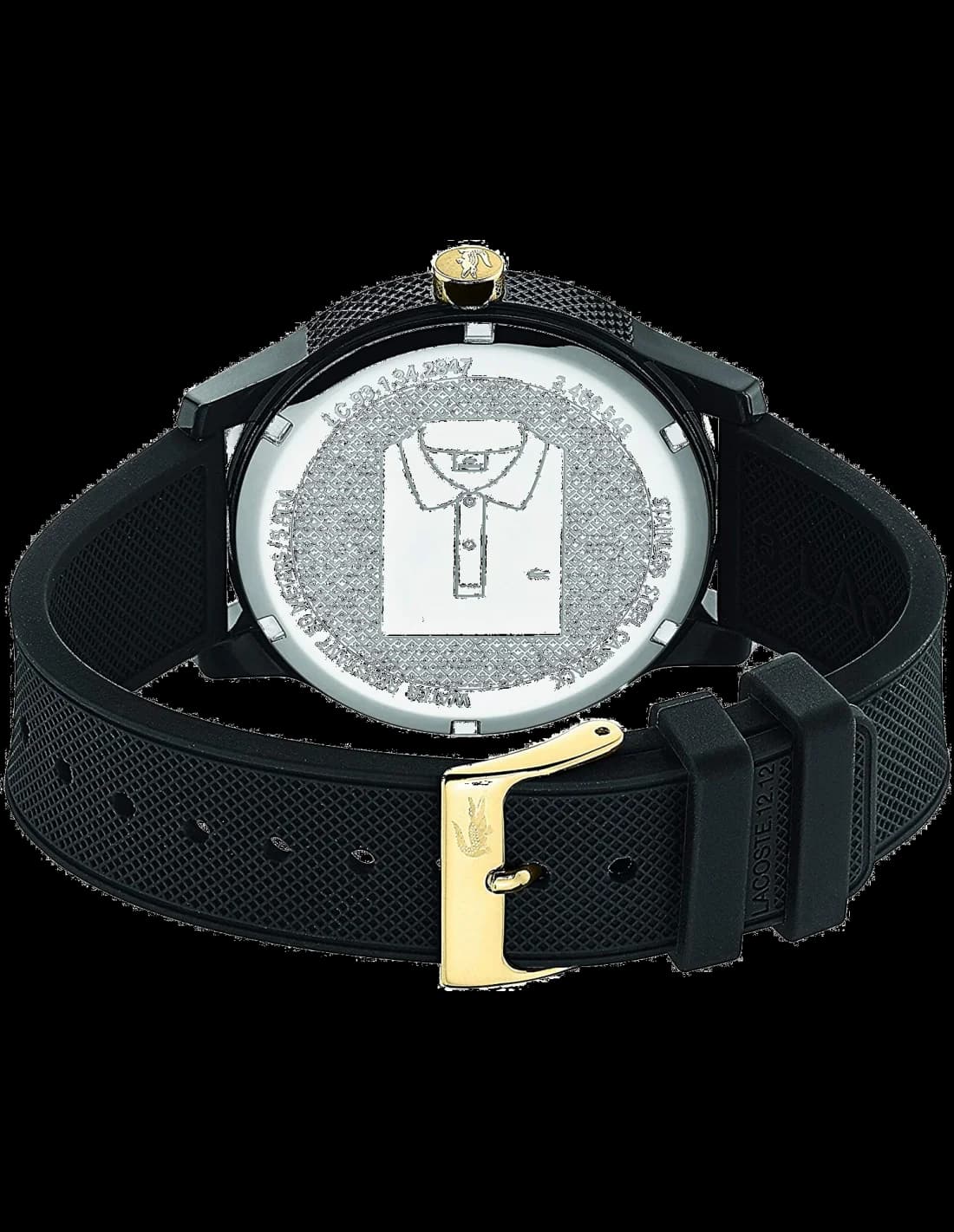 Montre Homme Lacoste 2011010 Bracelet Silicone Noir vue 2