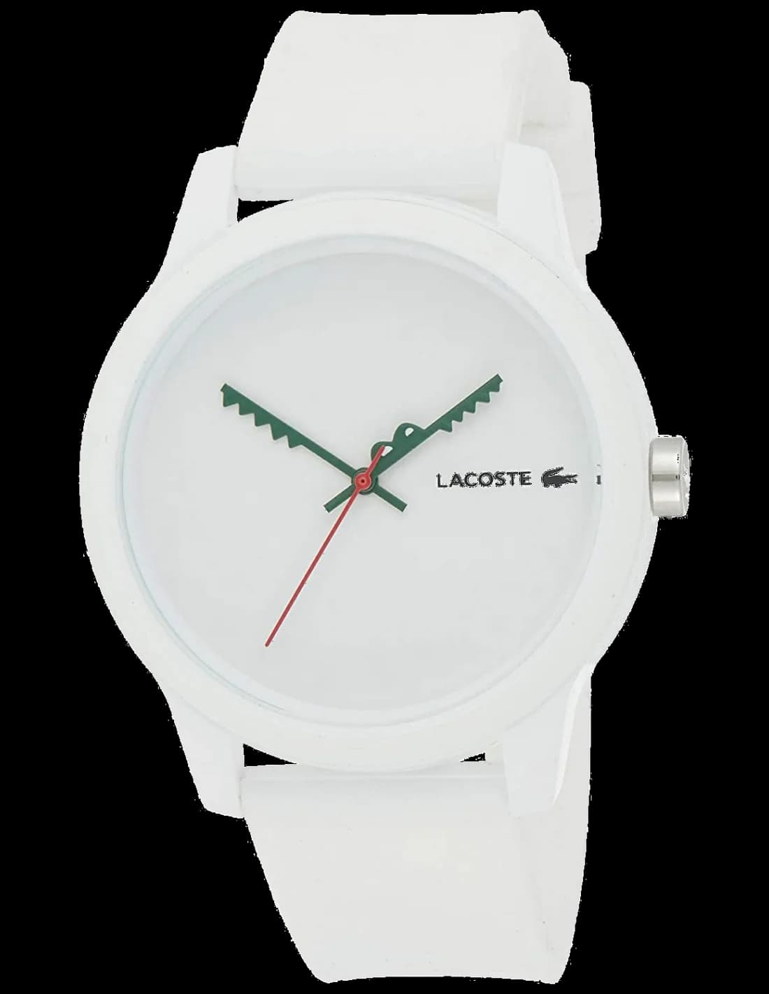 Montre Lacoste 2011069 blanc cadran argenté style sport chic