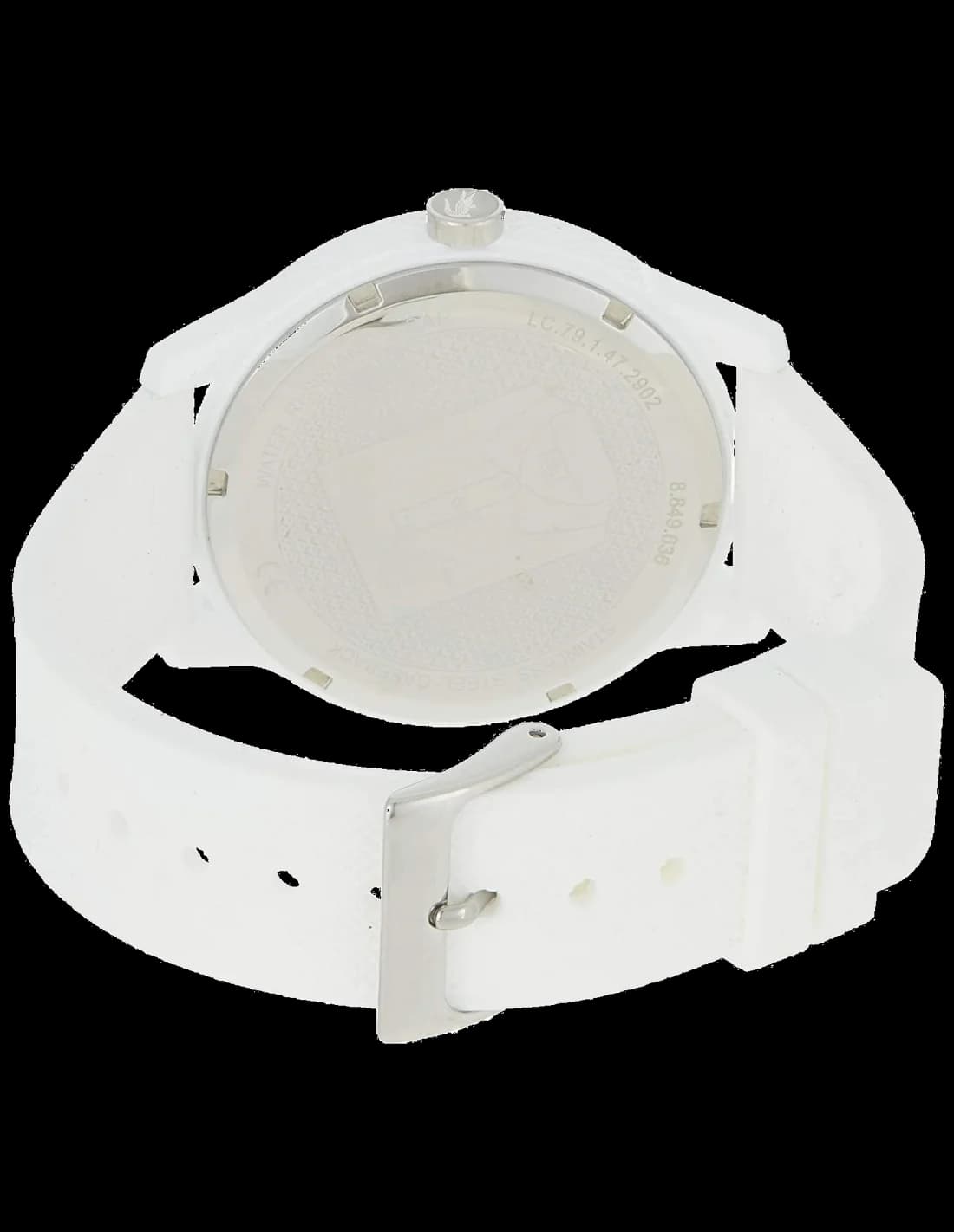 Montre Homme Lacoste 2011069 Bracelet Silicone Blanc vue 2