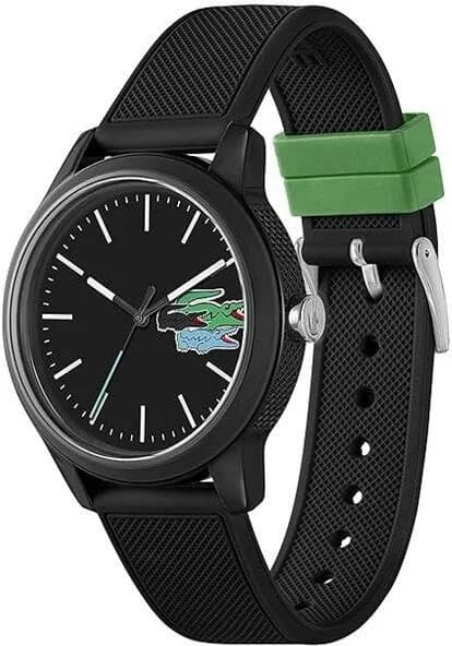 Cadran Lacoste 2011134 avec index blancs, aiguilles bâton et date à 3h