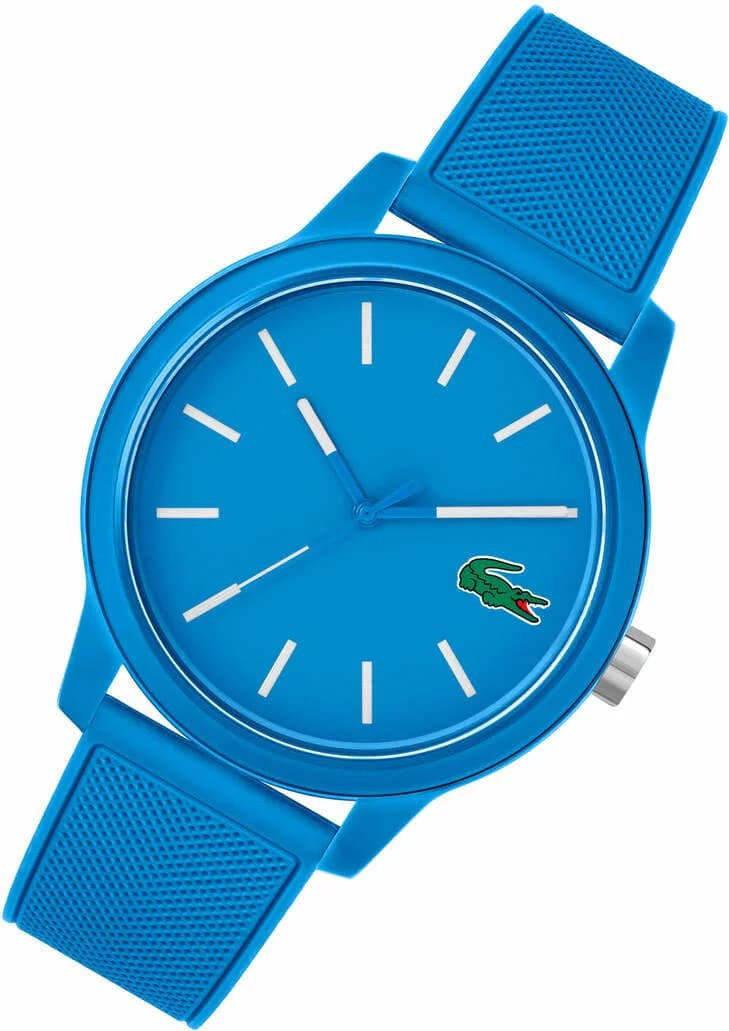 Cadran Lacoste 2011193 avec index appliqués, aiguilles luminescentes et date à 3h