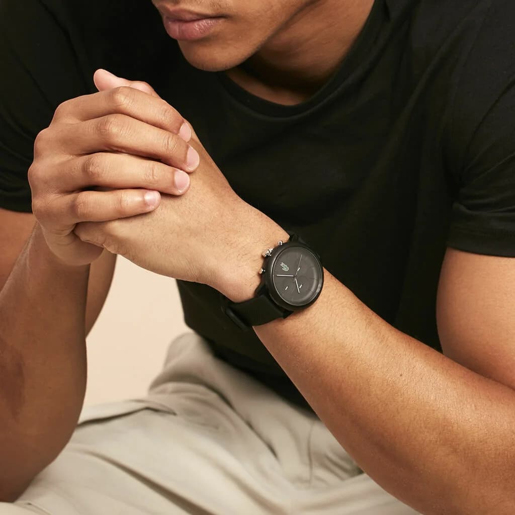 Montre Homme Lacoste 2011243 Chronographe Silicone Noir vue 4