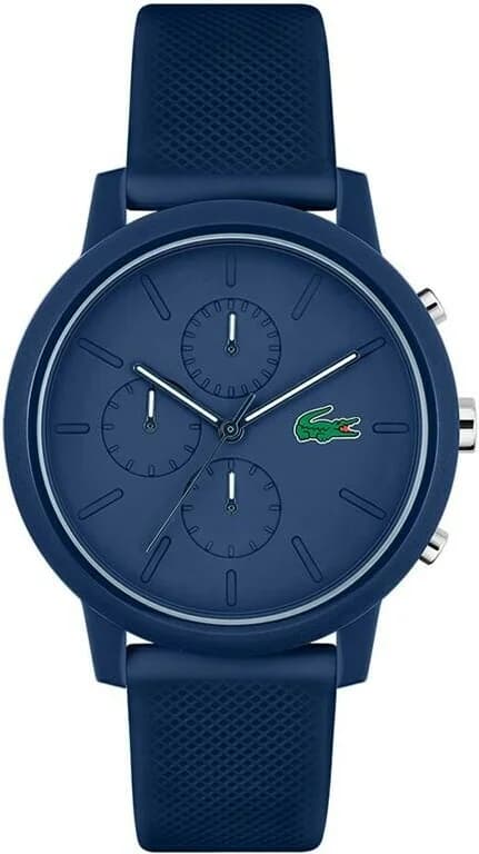 Montre Lacoste 2011244 au cadran bleu soleil avec chronographe et index appliqués