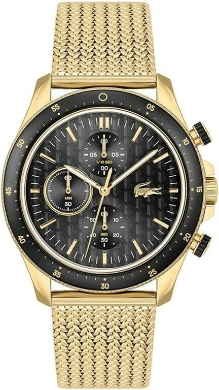 Montre Lacoste 2011254 en Acier Doré et Maille Milanaise