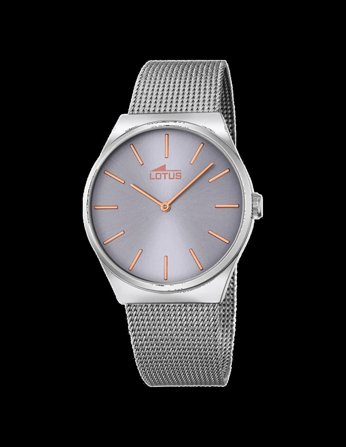 Montre Lotus L18285/2 argentée avec cadran blanc, style classique sobre