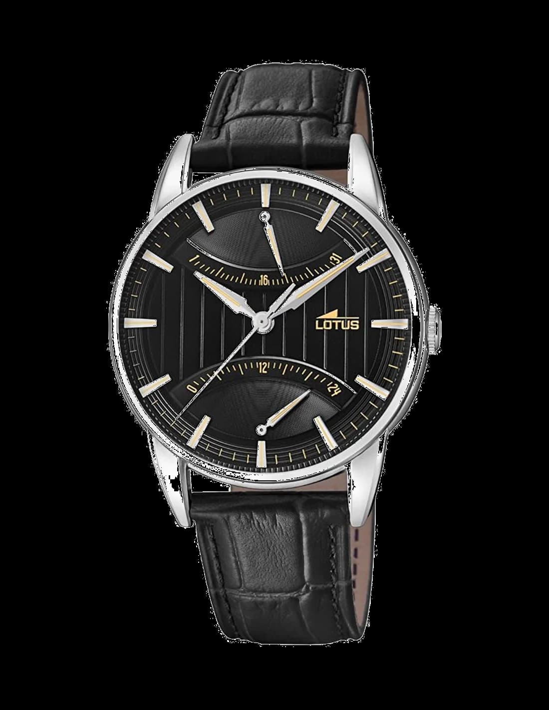 Montre Lotus L18429/4 noire avec cadran noir et style sport chic